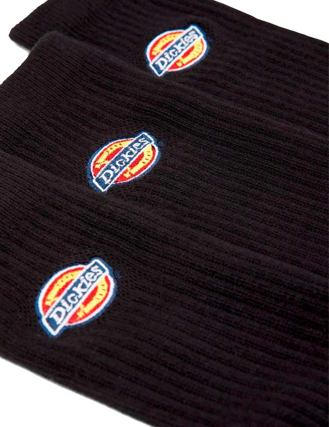 Calcetines Dickies Valley Negro (3 pares)