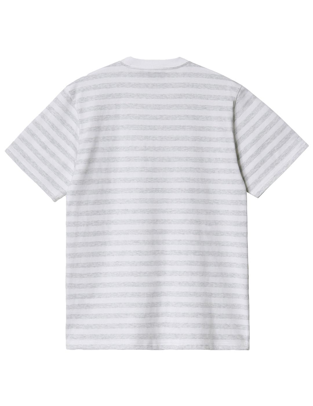 Camiseta Carhartt Scoty Pocket Blanco/Gris