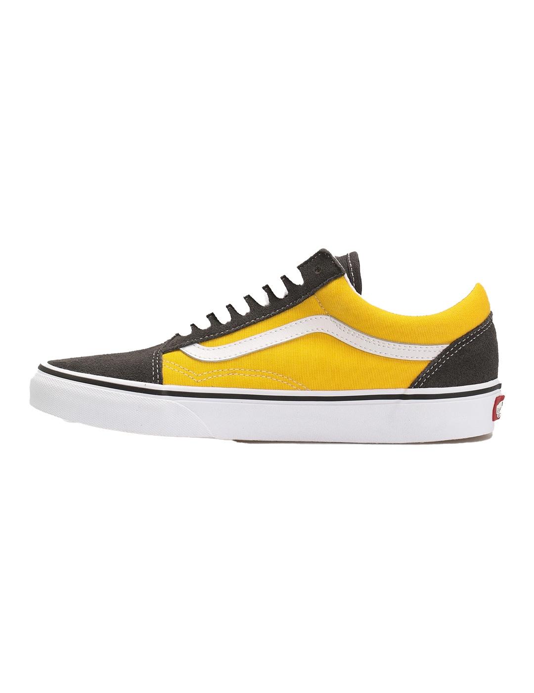 Pagar tributo Clip mariposa apagado Zapatillas Vans Old Skool Gris/Amarillo