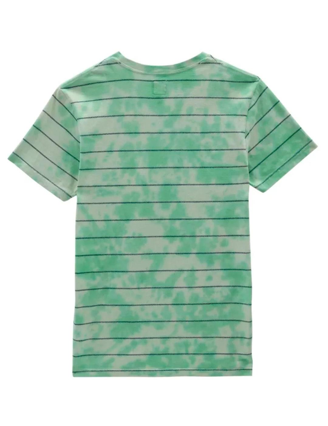 Camiseta Vans Tiedye Checkers Verde