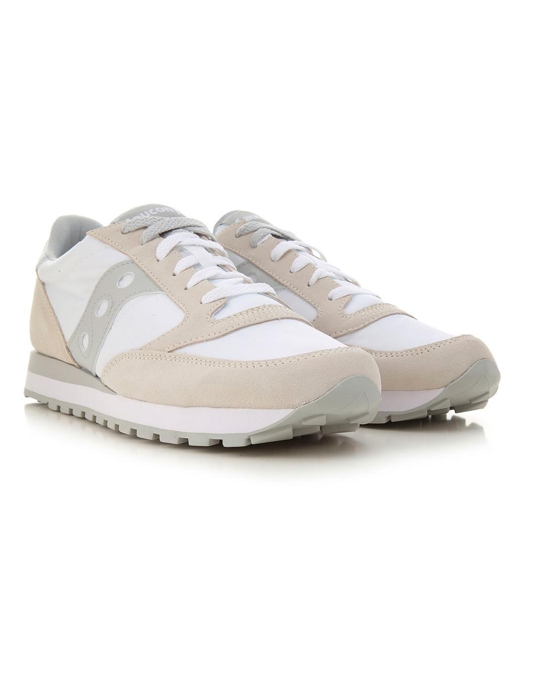 Zapatillas Saucony Jazz Original Gris Blanco Hombre