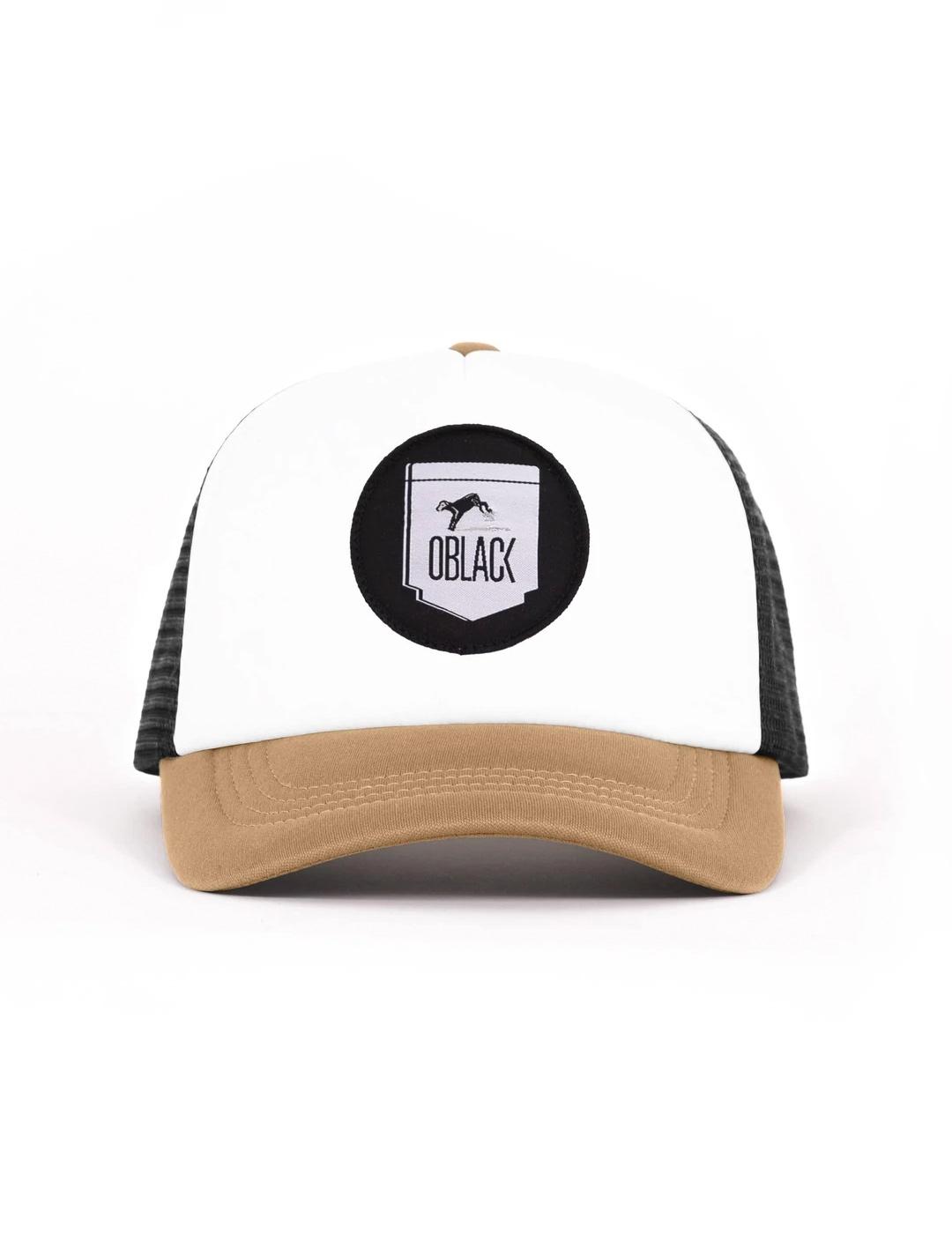 Gorra Oblack Trucker Classic Beige