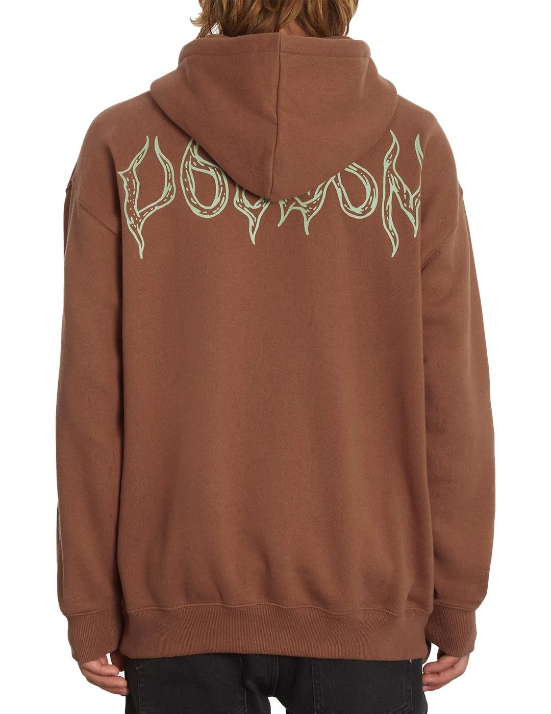 Sudadera Volcom Chrissie Abbott X French Marrón