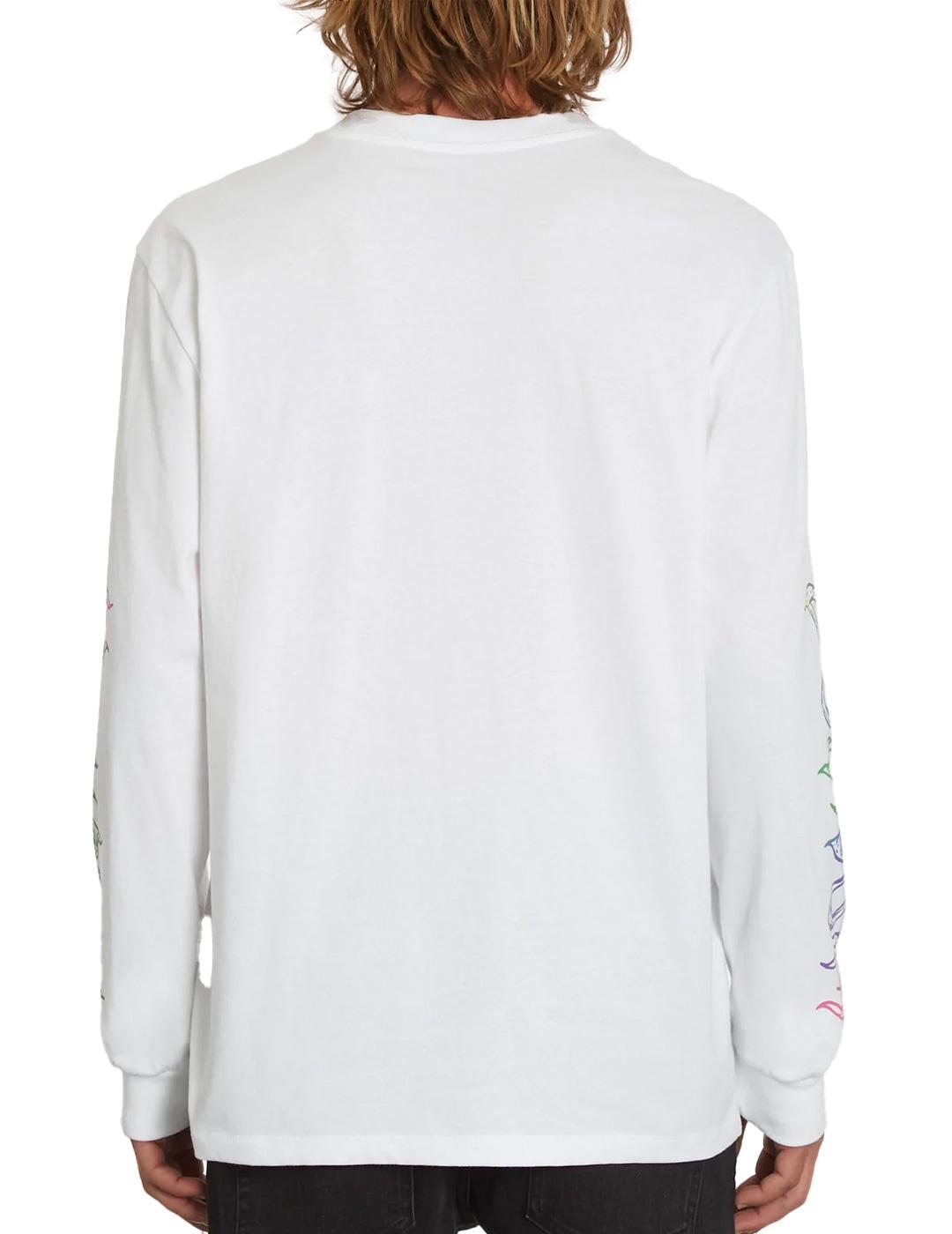 Camiseta Volcom CHRISSIE Abbott X French Blanco