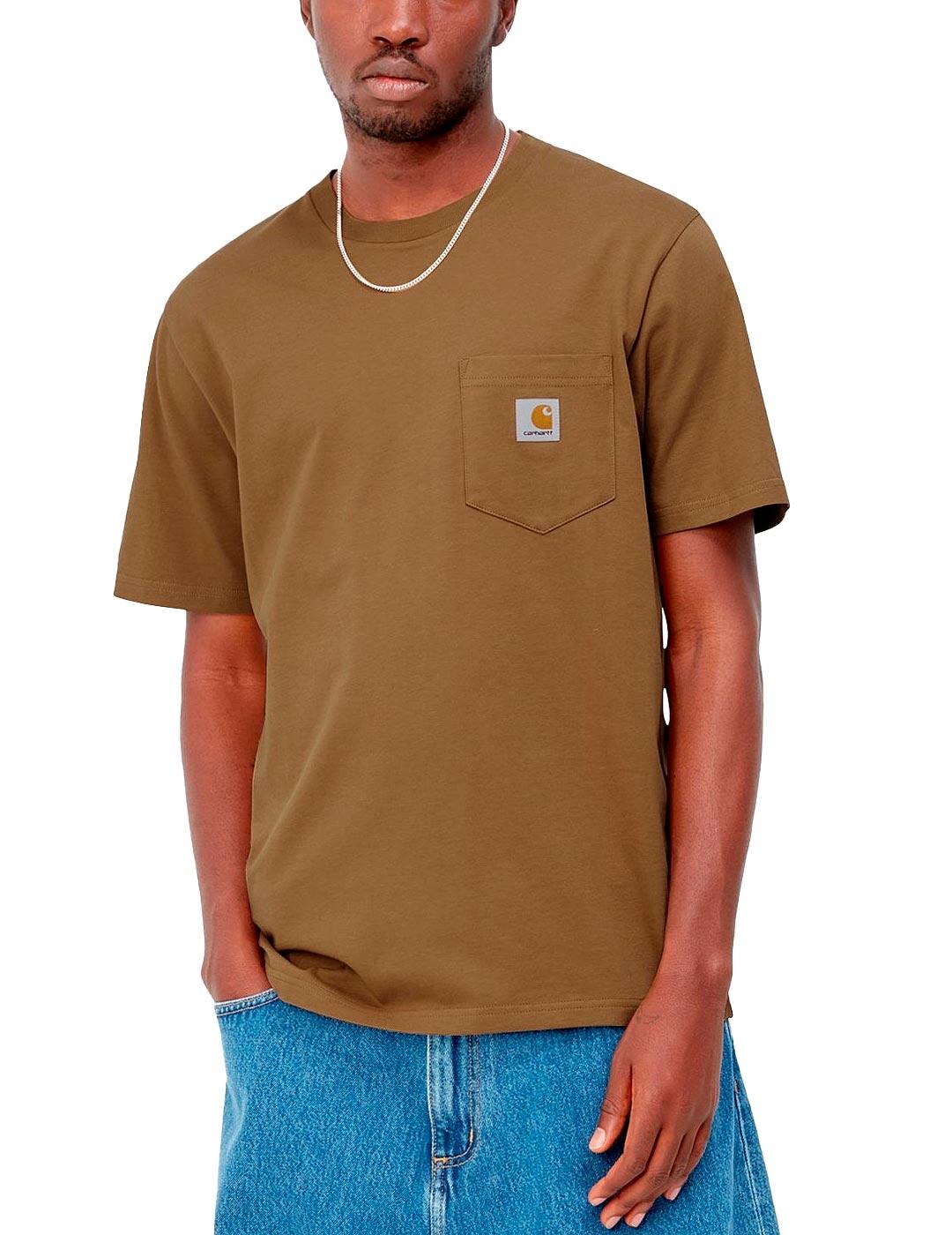 Camiseta Carhartt Pocket Marrón