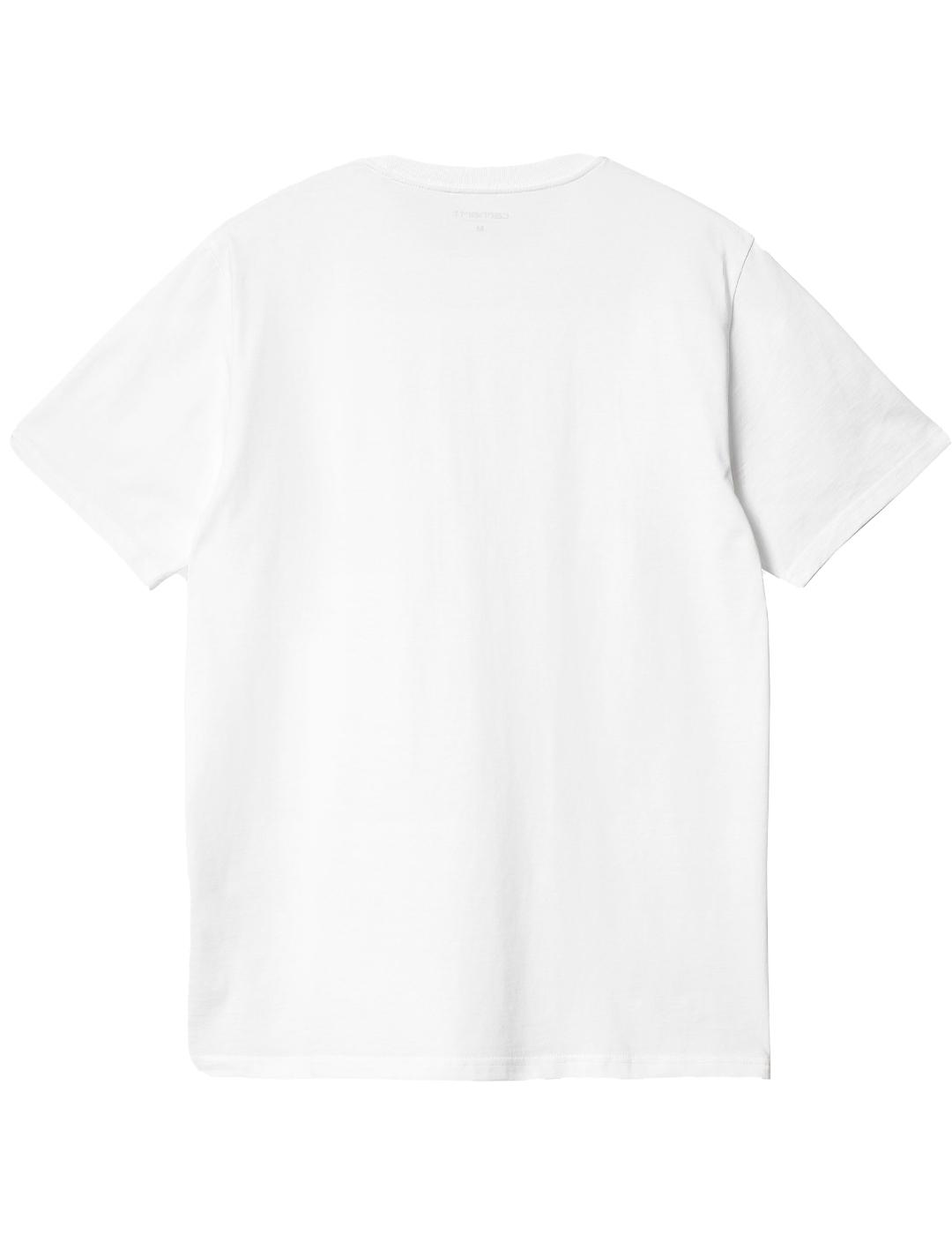 Camiseta Carhartt Wip Pocket Blanco