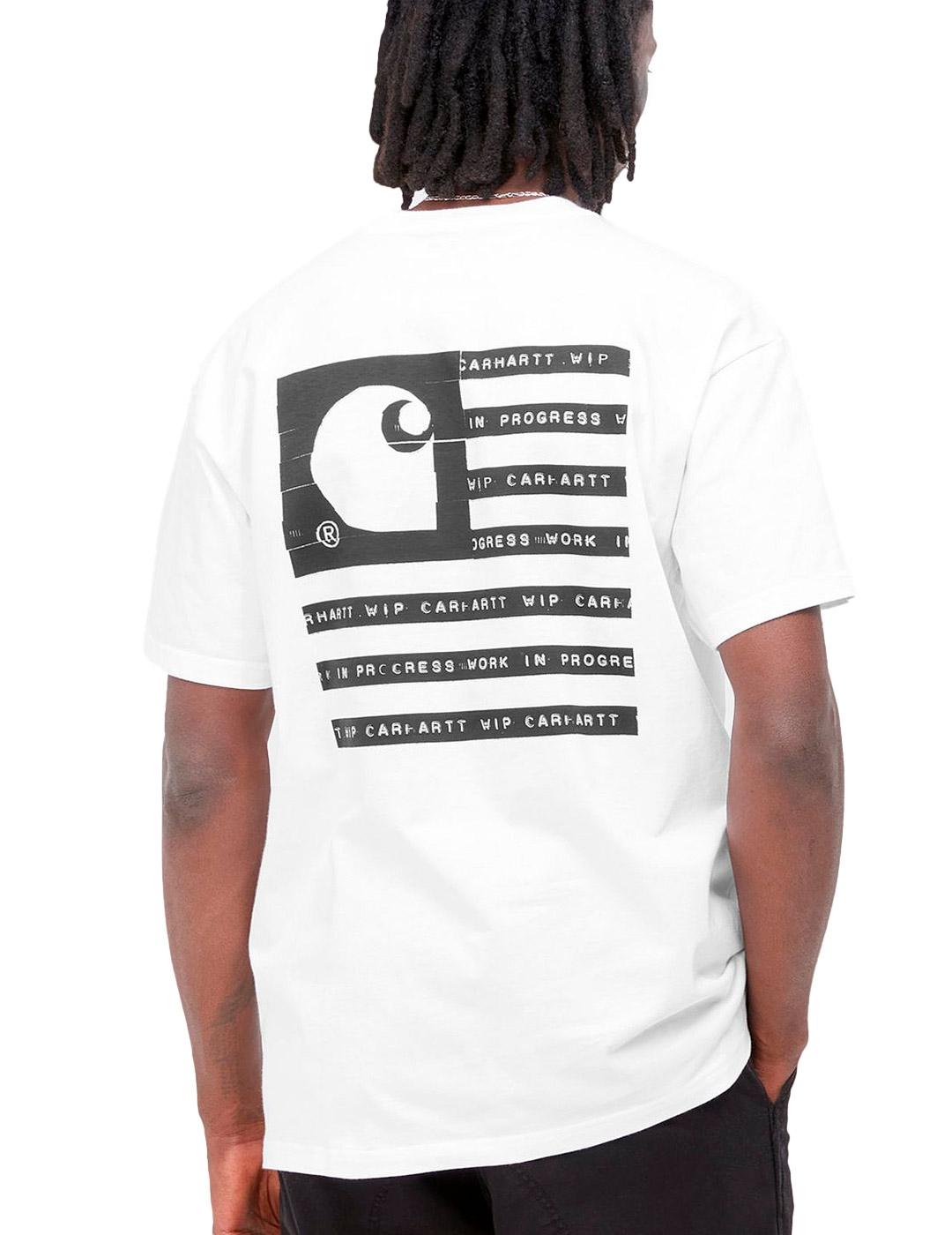 Camiseta Carhartt Label State Blanco