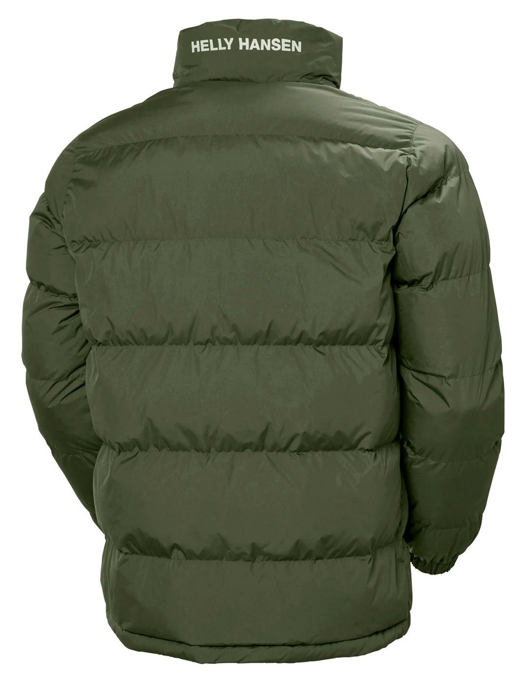 Chaqueta Helly Hansen Urban Reversible verde claro mujer