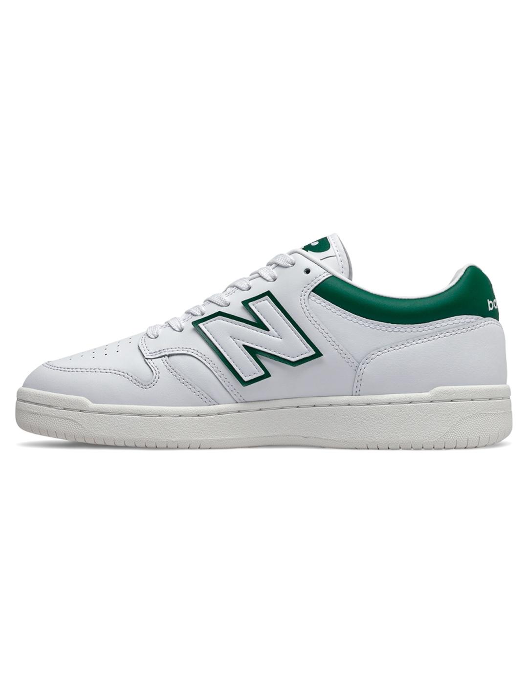 Zapatillas New Balance BB480 Blanco/Verde