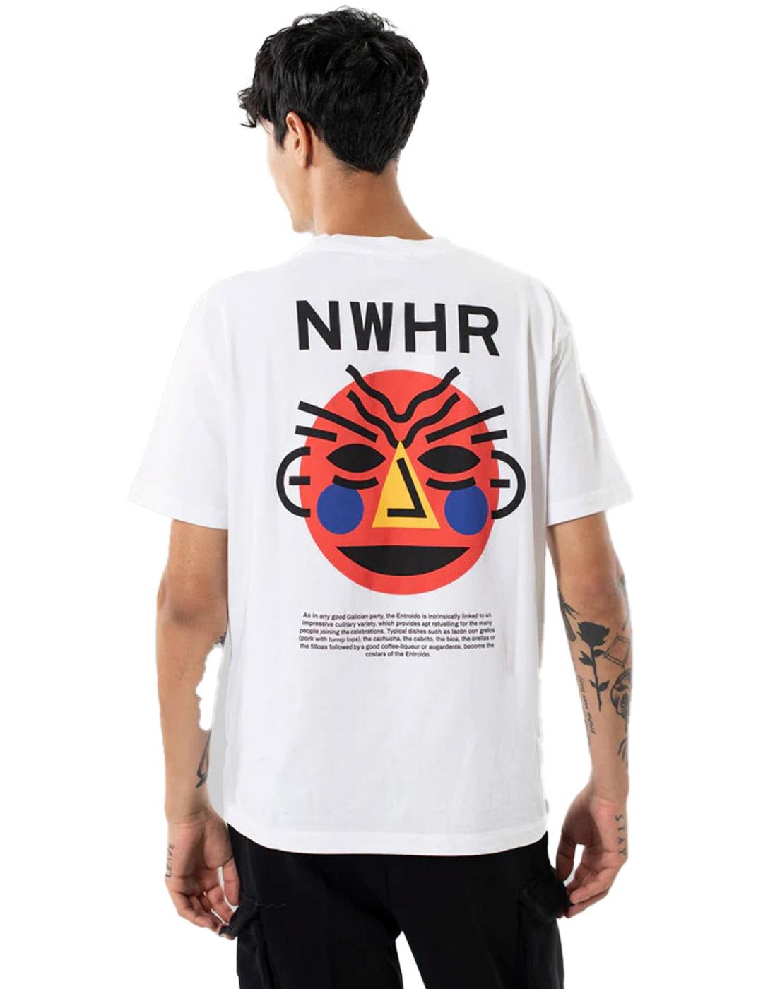 Camiseta NWHR Máscara Blanco