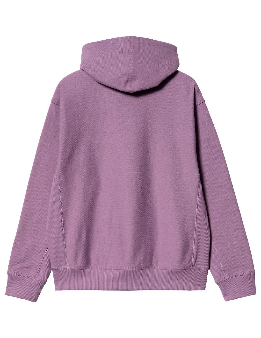 Sudadera Carhartt American Script Malva