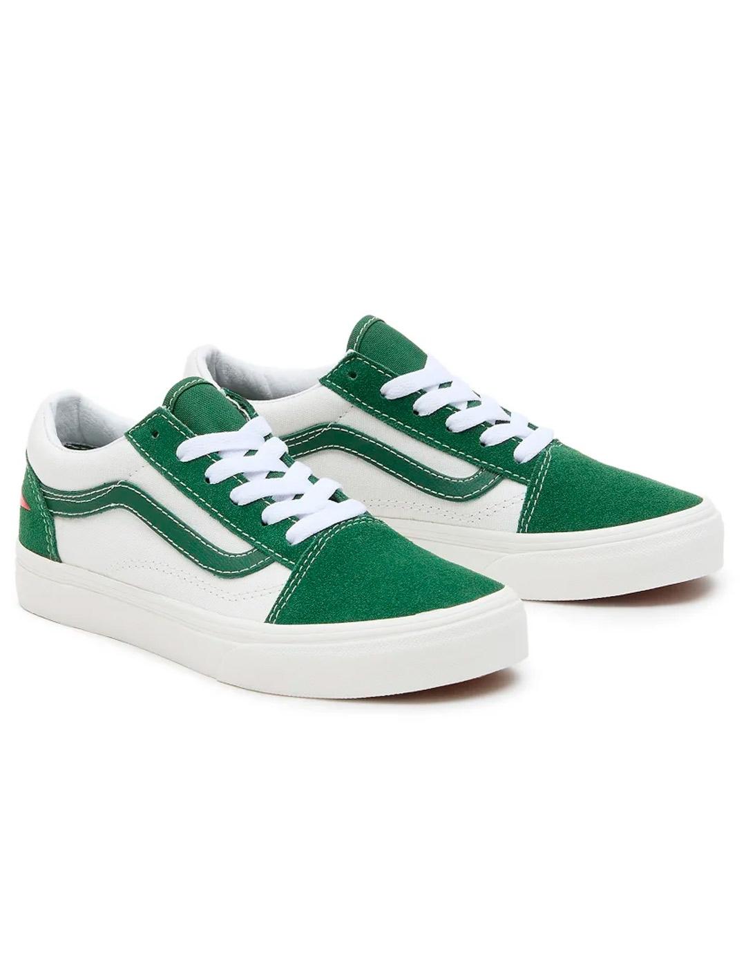 Humilde Apoyarse Me sorprendió Zapatillas Vans Old Skool 1966 Blanco/Verde