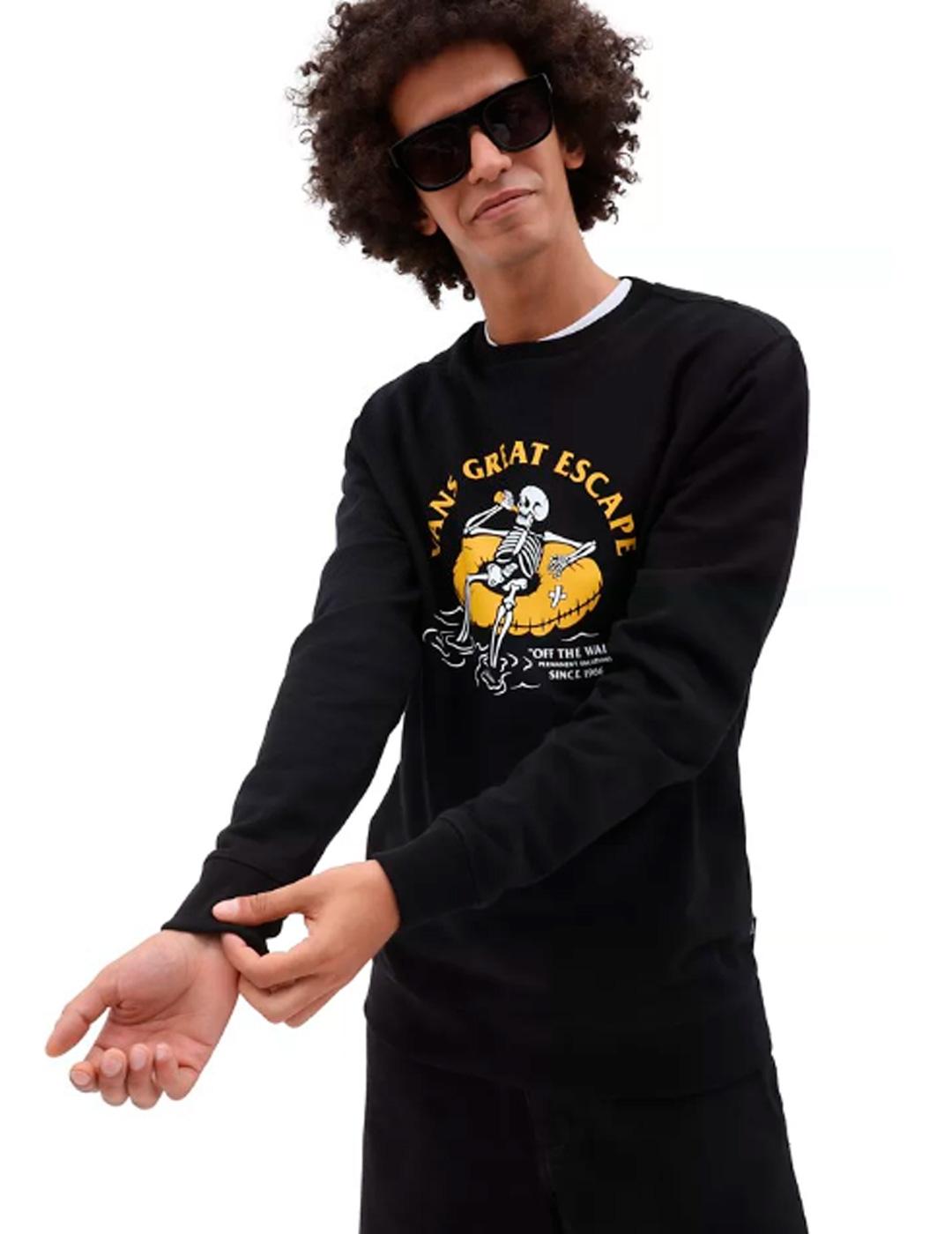 Sudadera Vans Permanent Vacation Negro