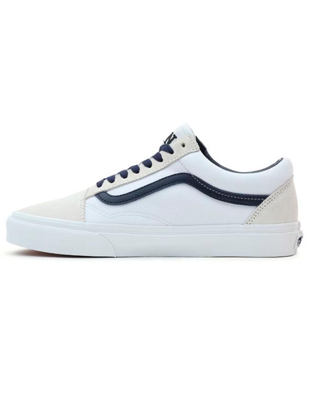 Zapatillas Vans Old Skool Balnco/Marino