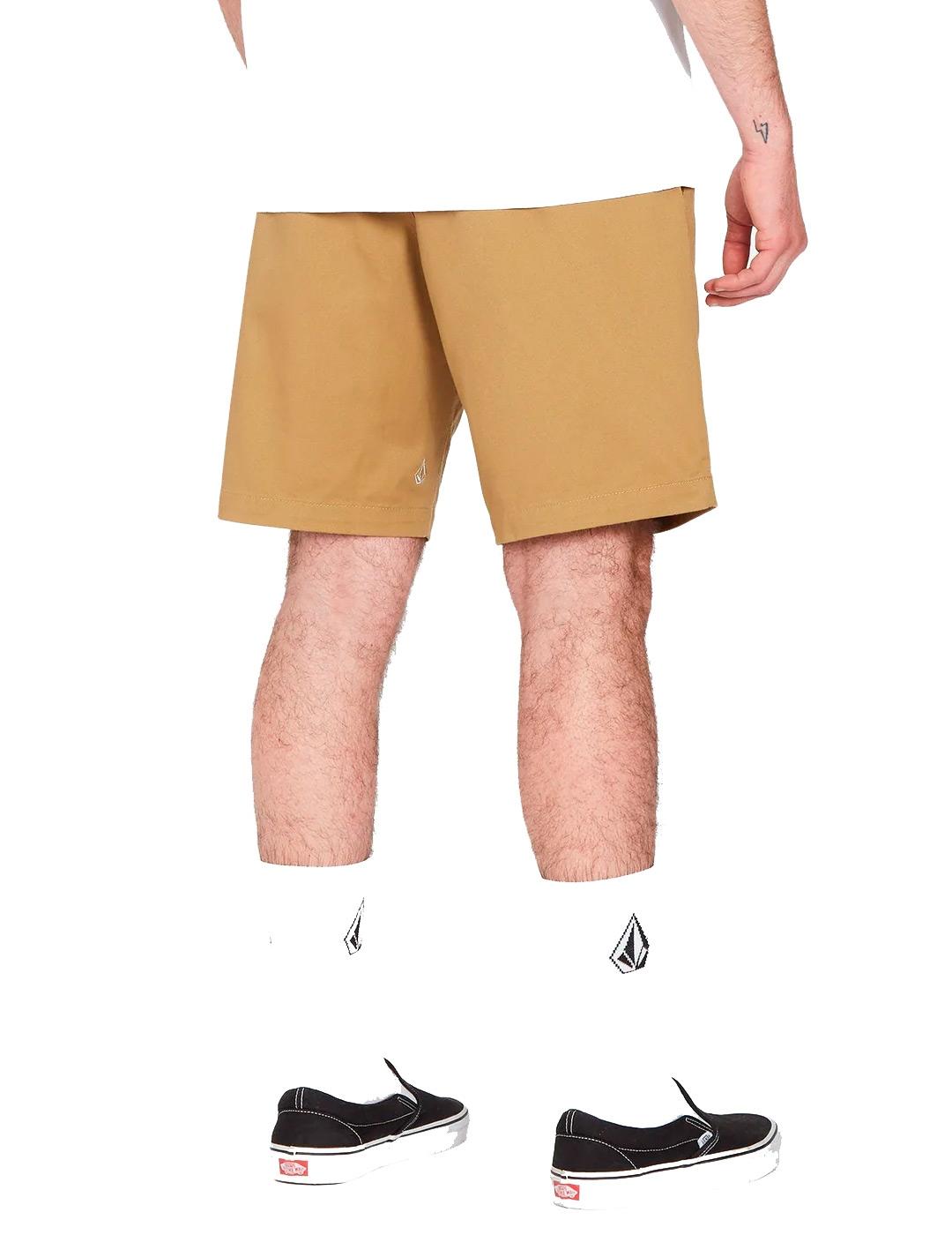 Bermudas Volcom Frickin EW 19 Marrón