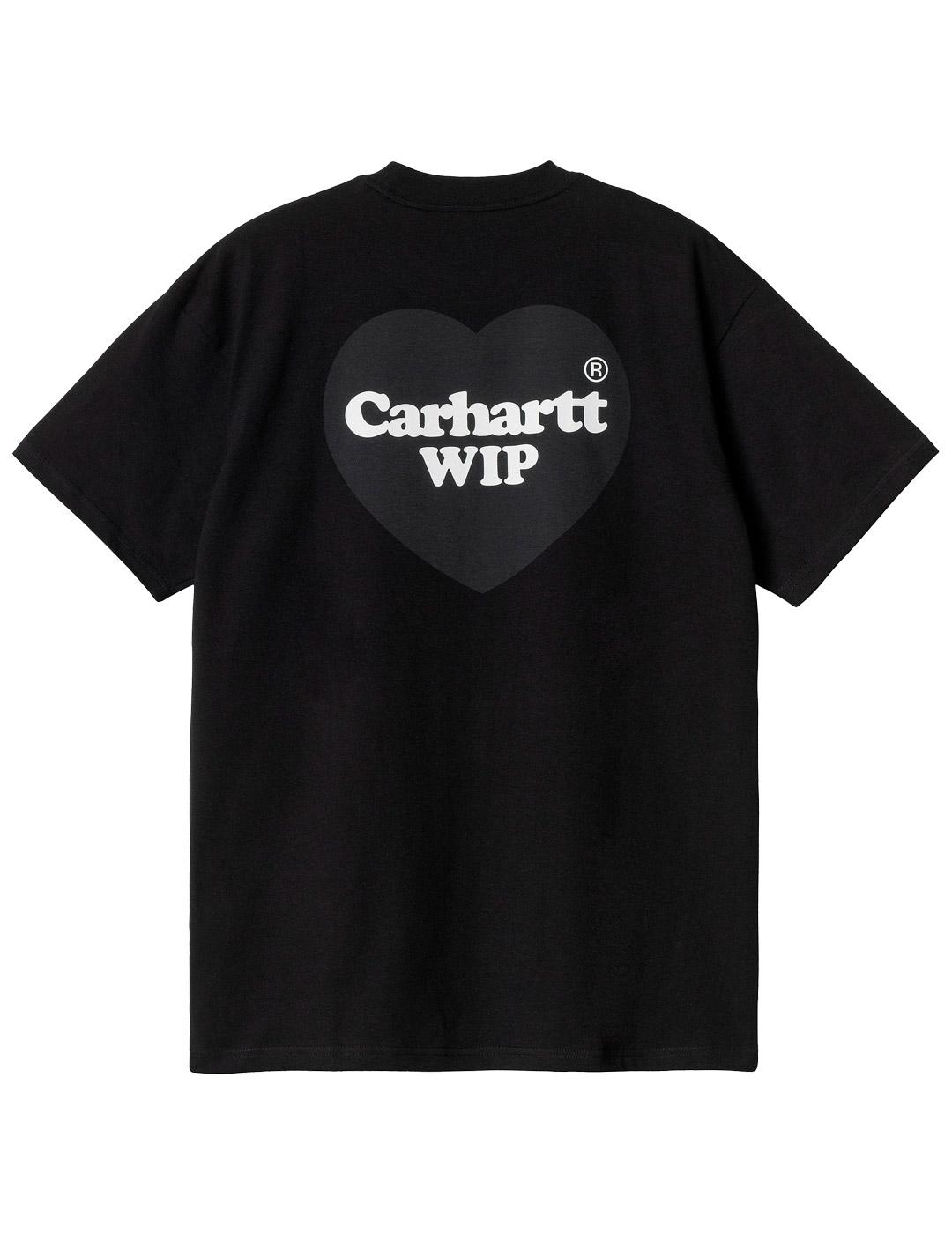 Camiseta Carhartt Double Heart Negro