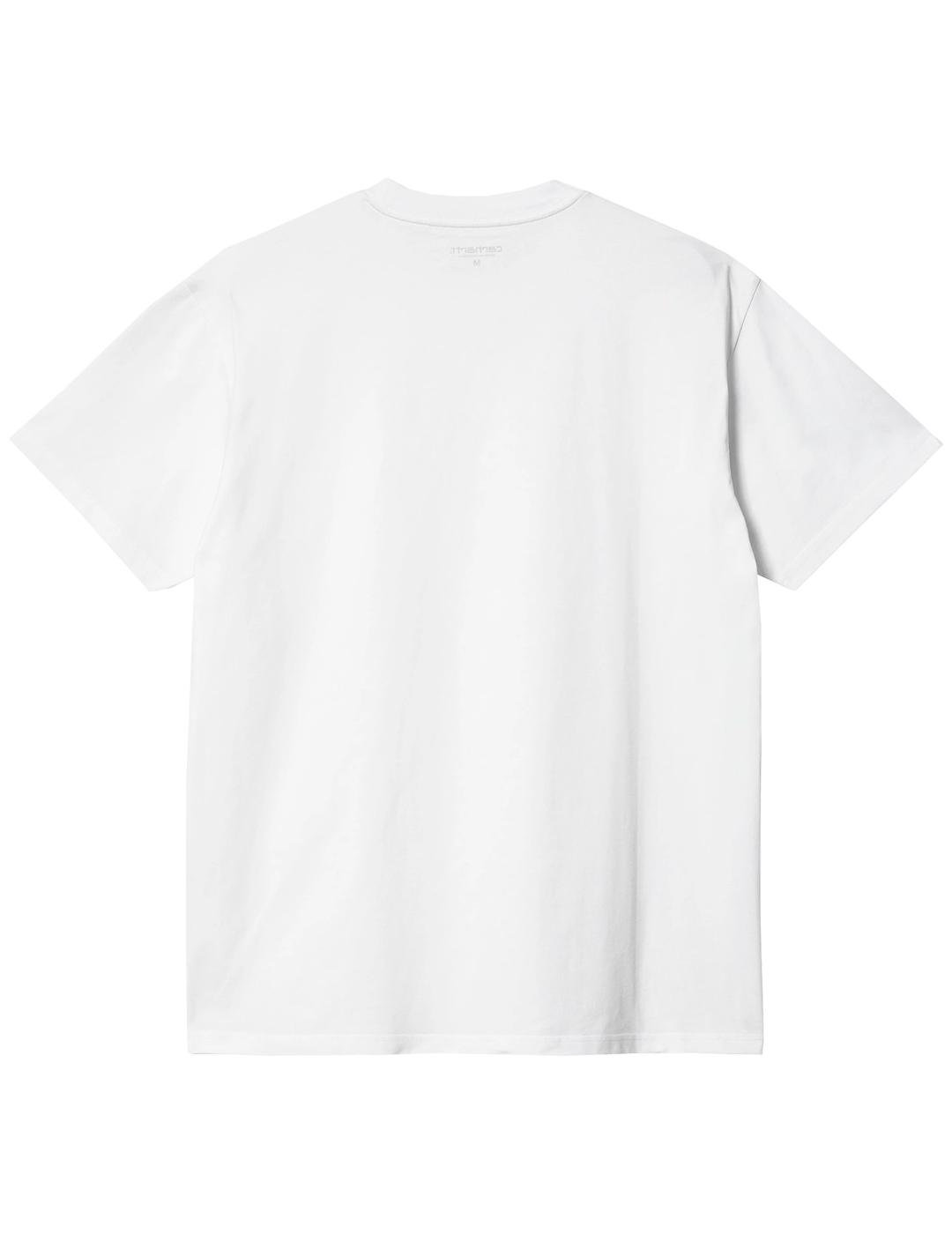 Camiseta Carhatt Pocket Heart Blanco