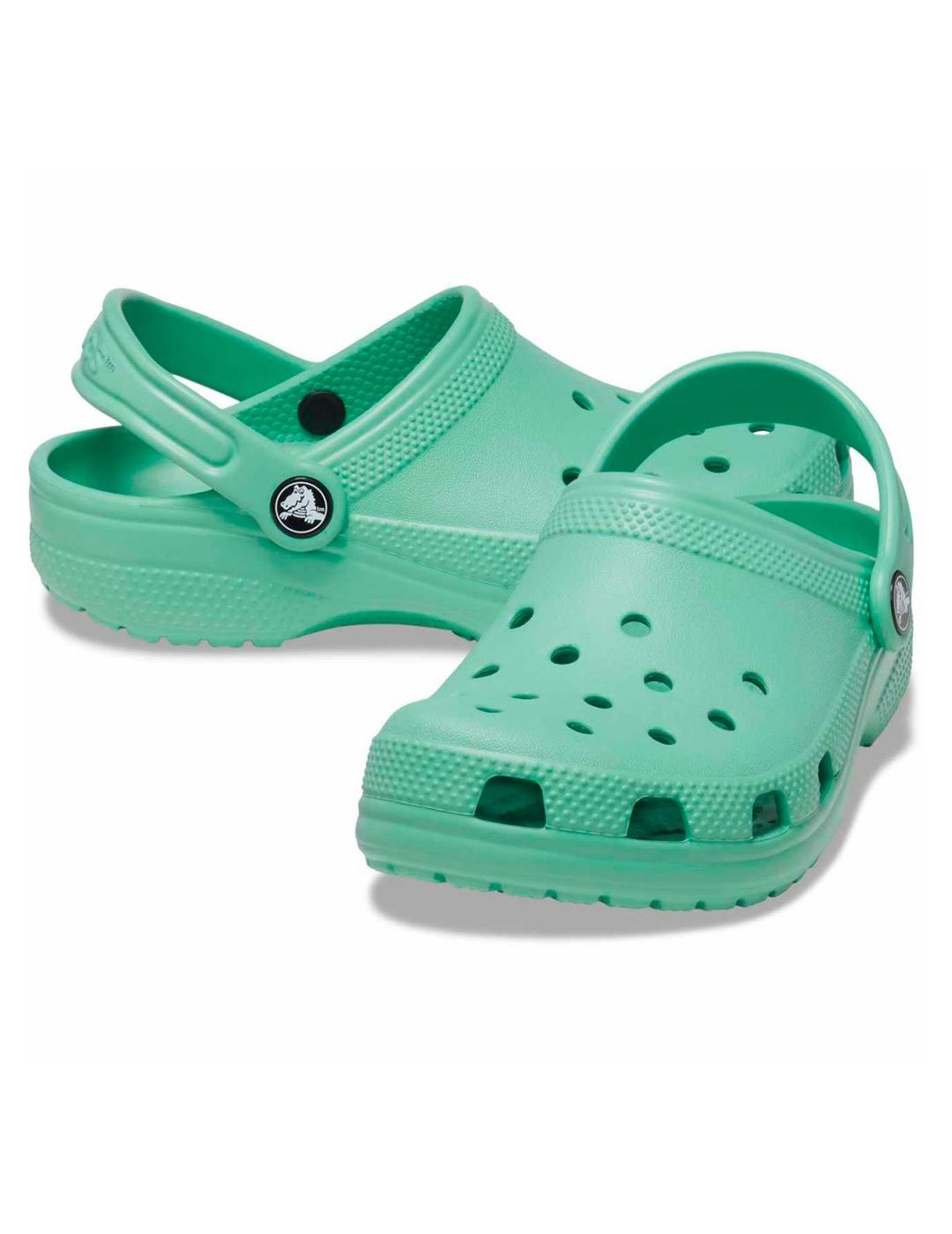 Zuecos Crocs de niños Classic K Jade Stone