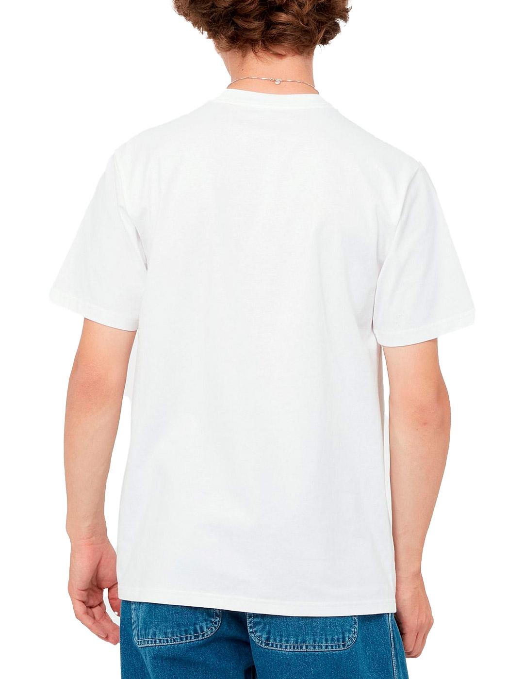 Camiseta Carhartt Wip University Script Blanco