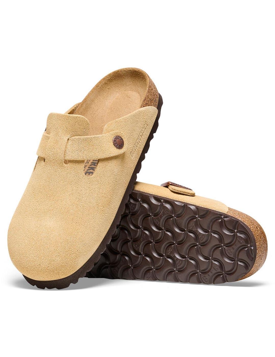 Zuecos Birkenstock Boston VL Latte Cream