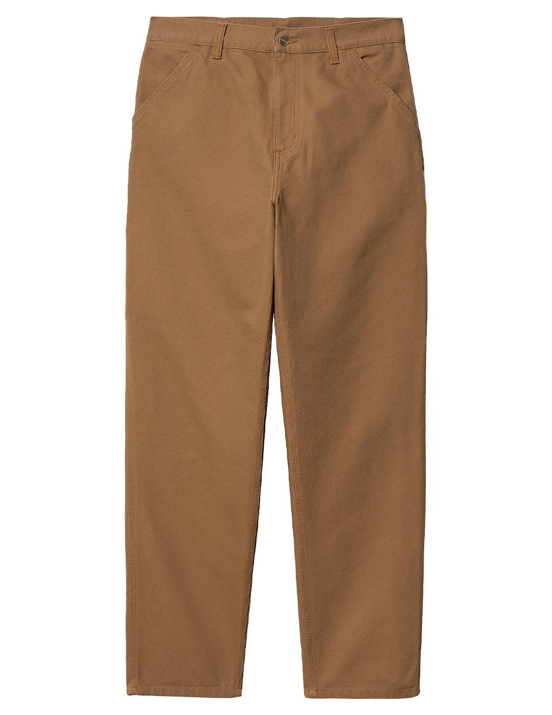 Pantalón Carhartt Wip Single Knee Marrón