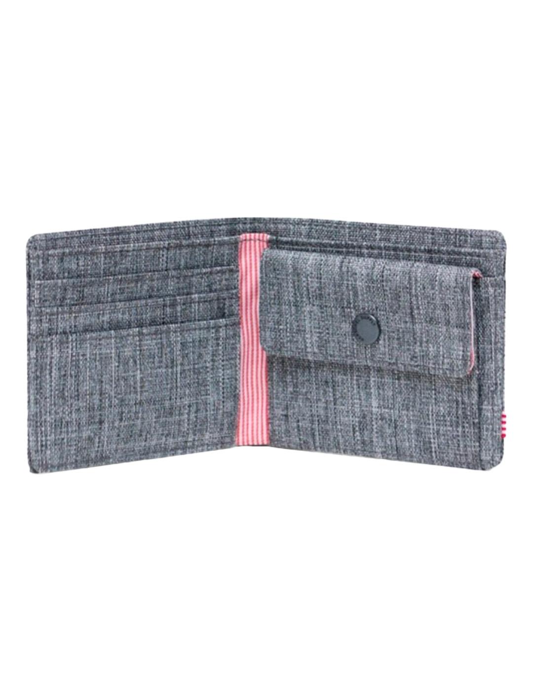 Cartera Herschel Roy Coin Gris