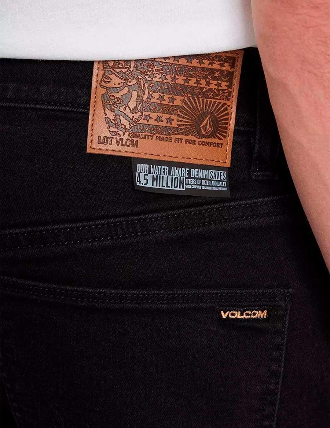 Bermudas Volcom Solver Denim Negro