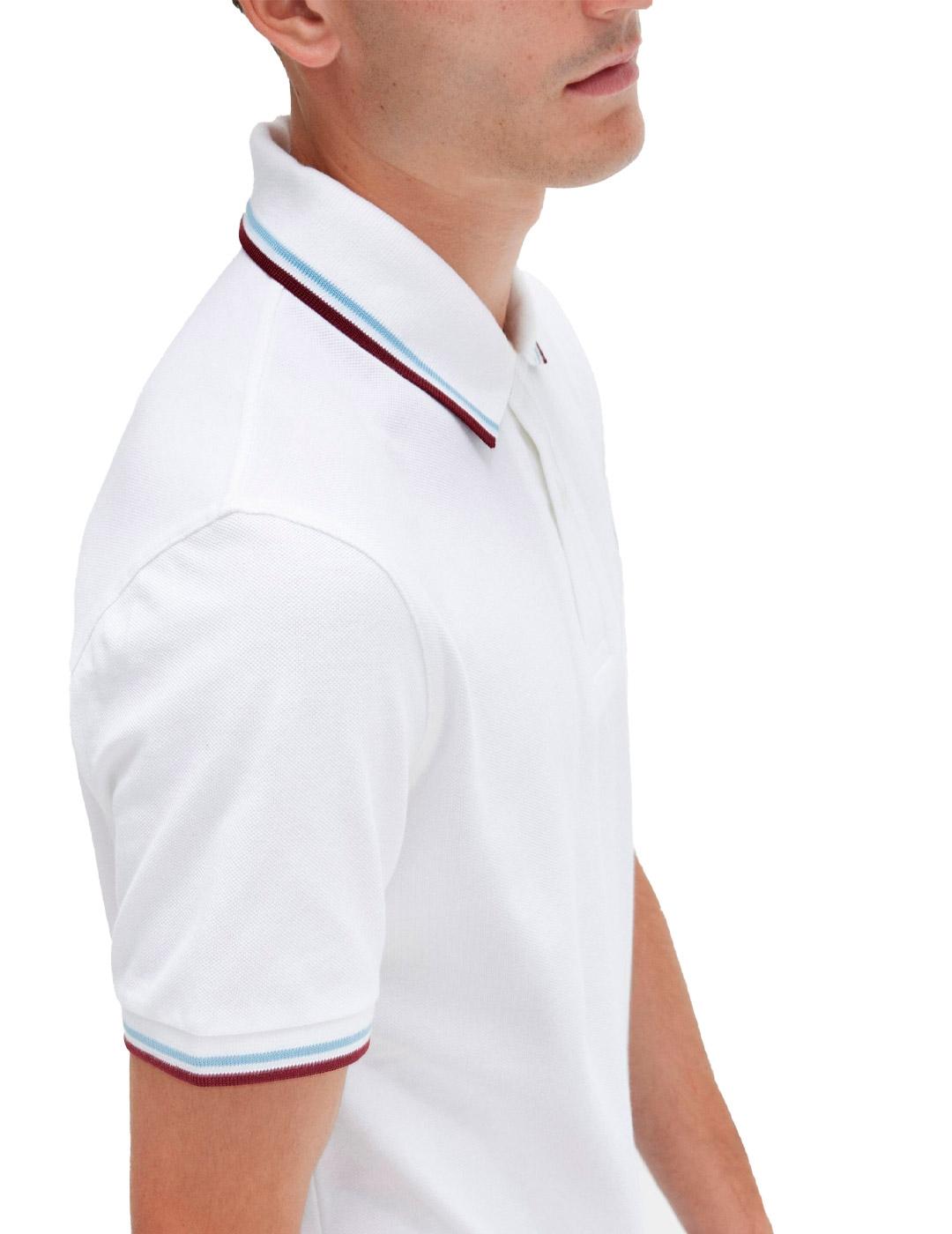 Polo Fred Perry M12 Blanco