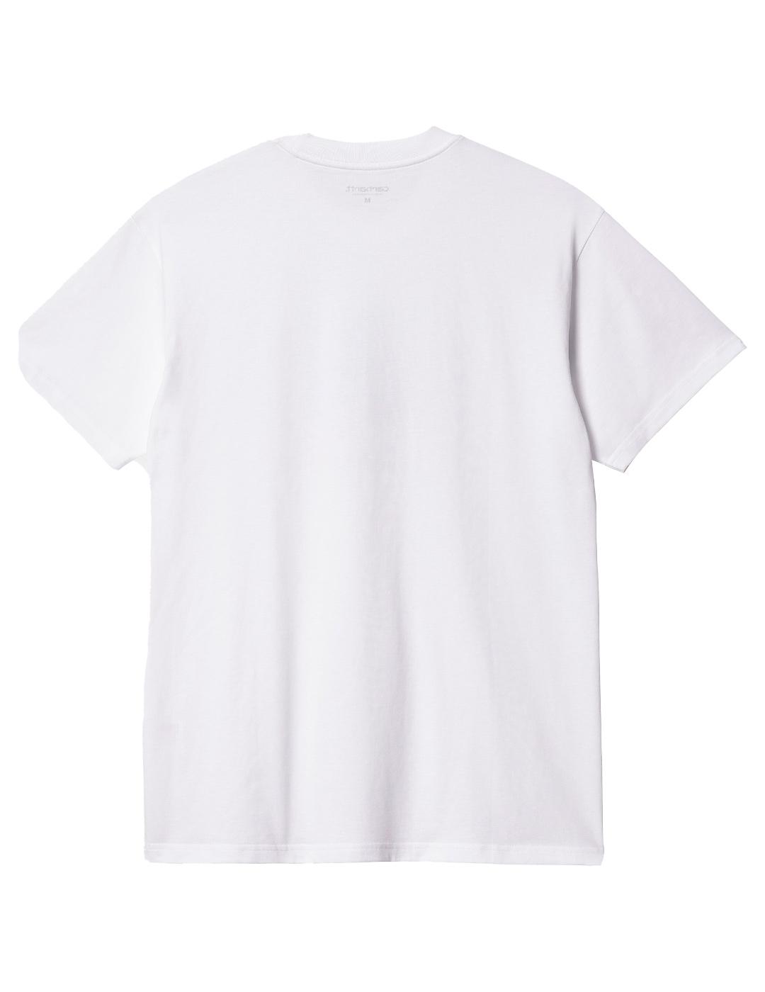 Camiseta Carhartt Stone Cold Blanco