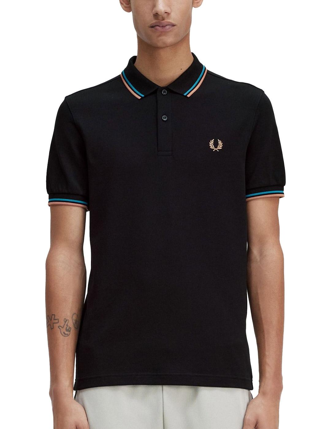 Polo Fred Perry M3600 Negro