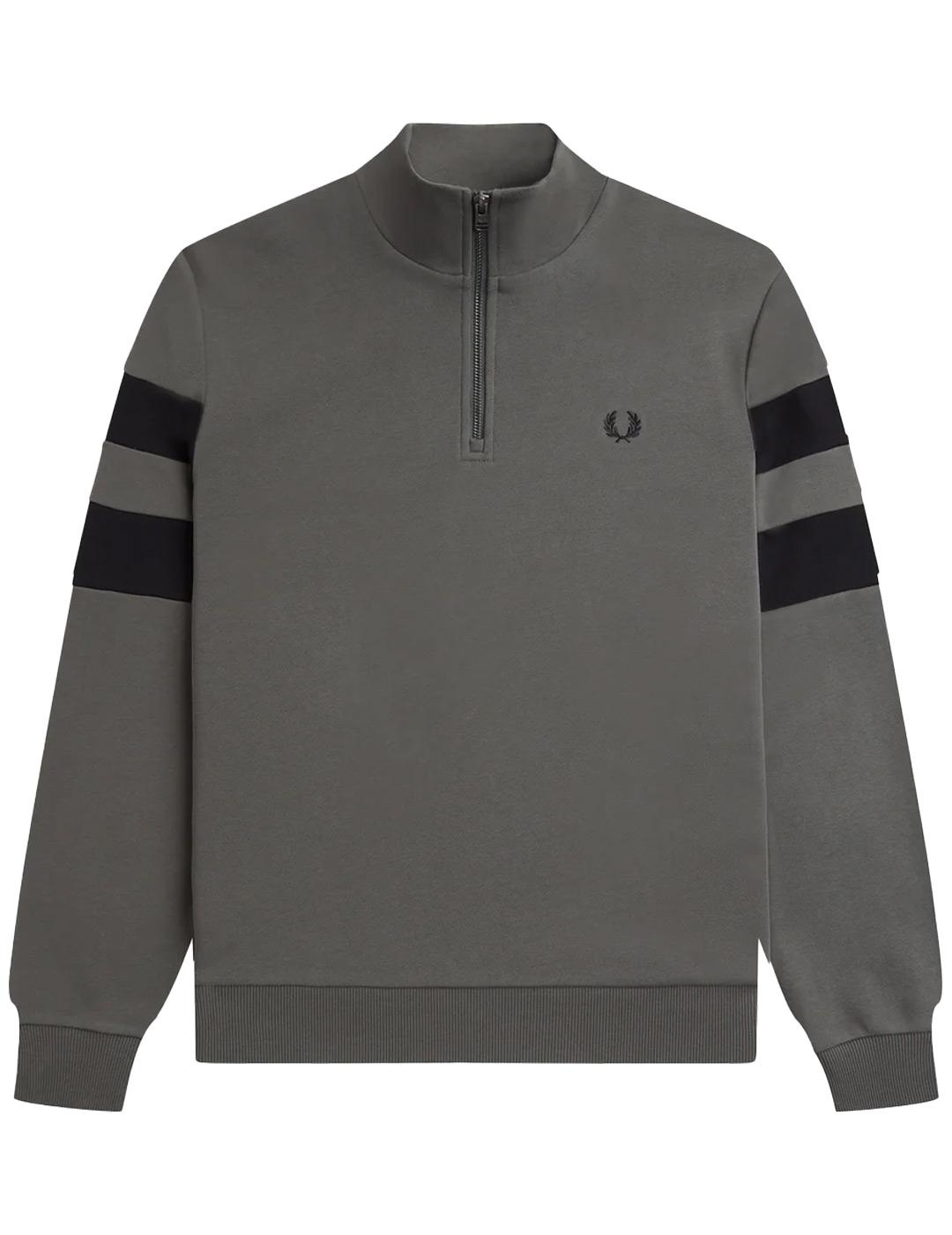 Sudadera Fred Perry Tipped Sleeve Half Zip