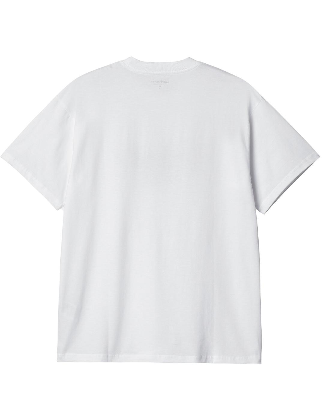 Camiseta Carhartt Wip Spree Halftone Blanco