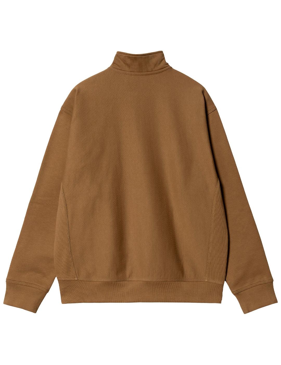 Sudadera Carhartt Wip Half Zip American Script Mar