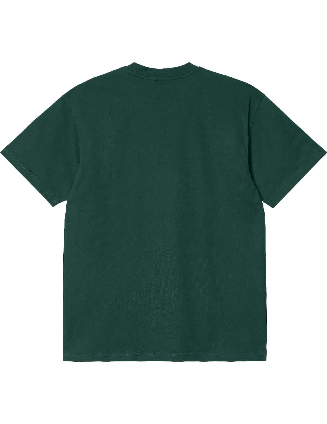 Camiseta Carhartt American Script Verde