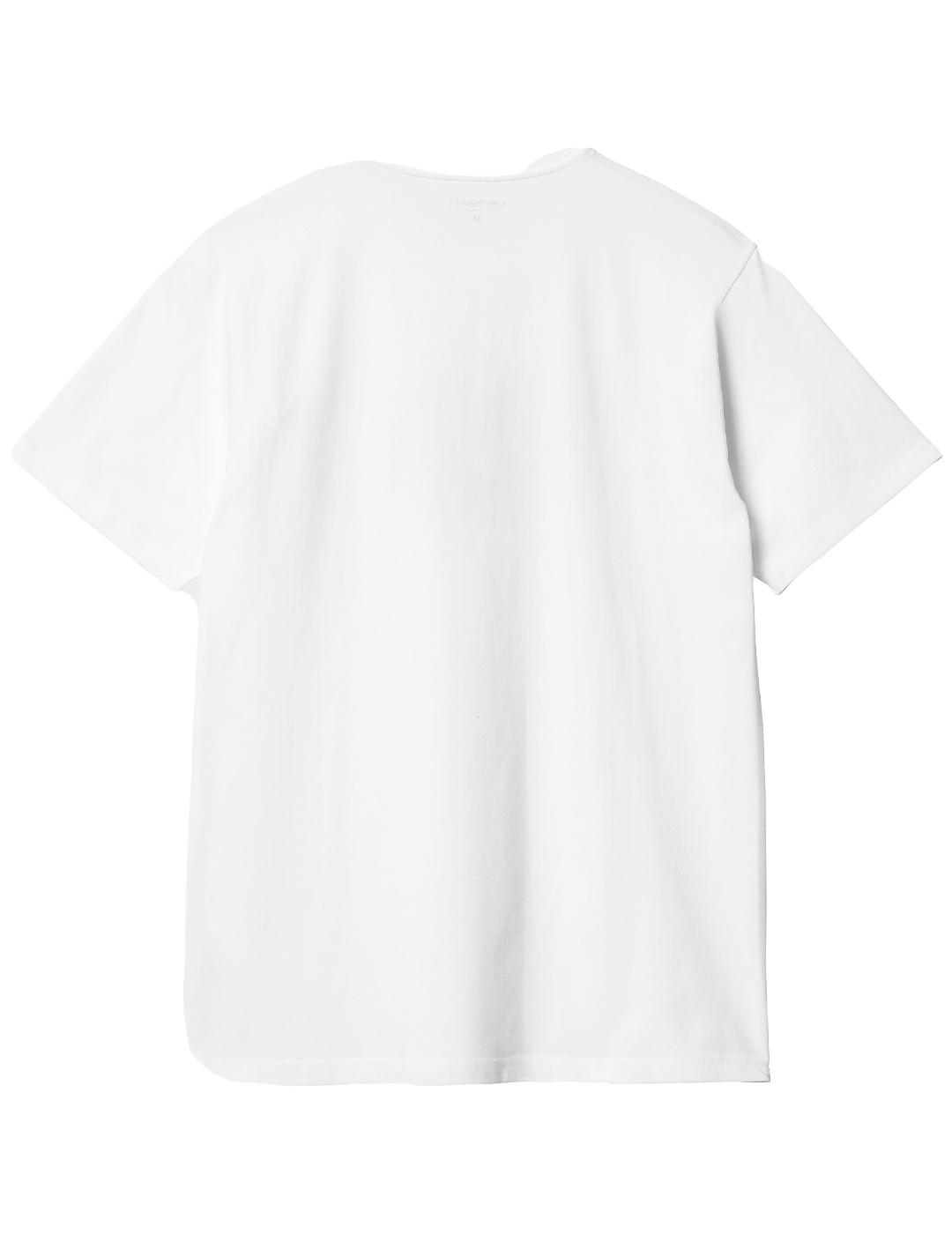 Camiseta Carhartt Bottle Cap Blanco