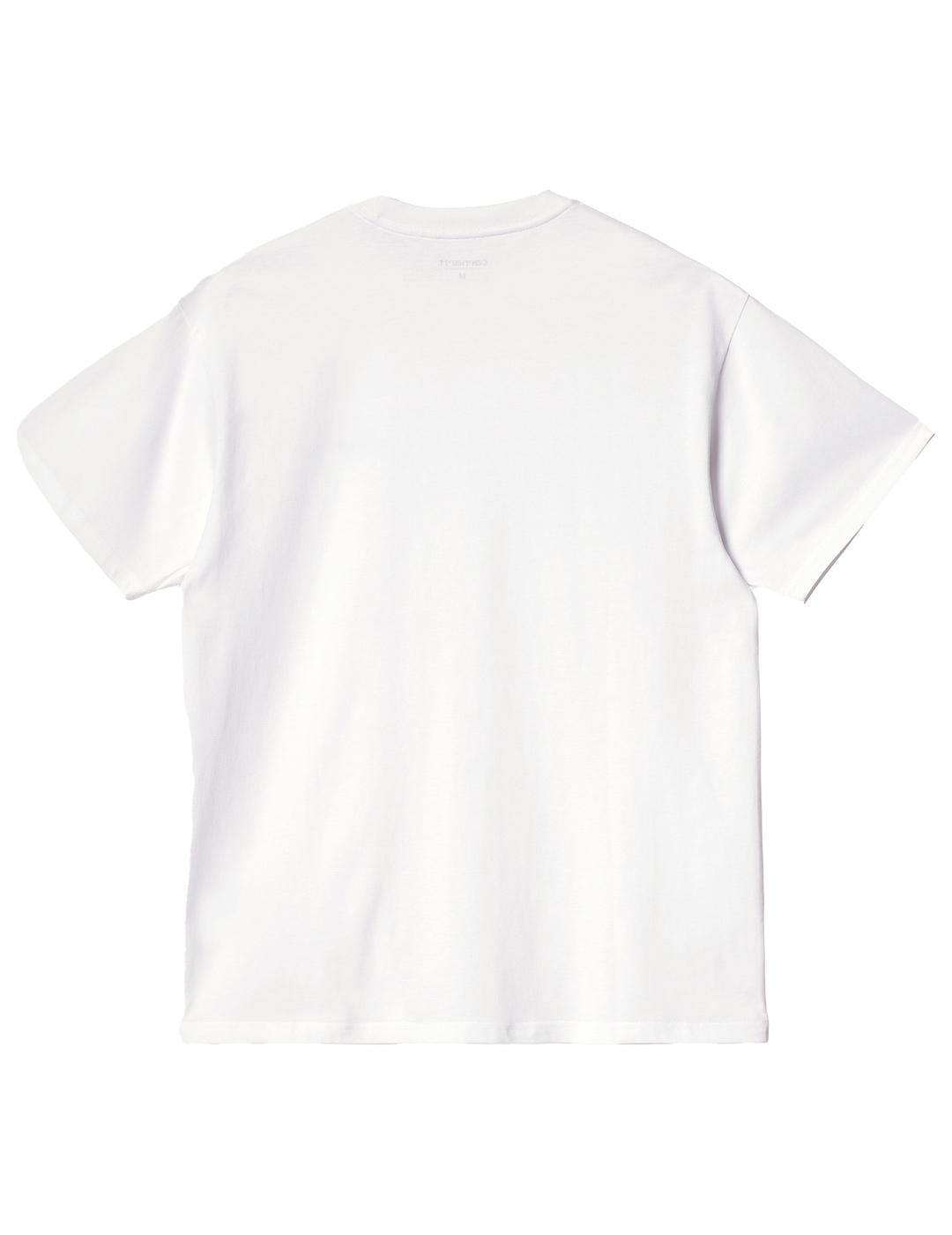 Camiseta Carhartt Wip American Script Blanco