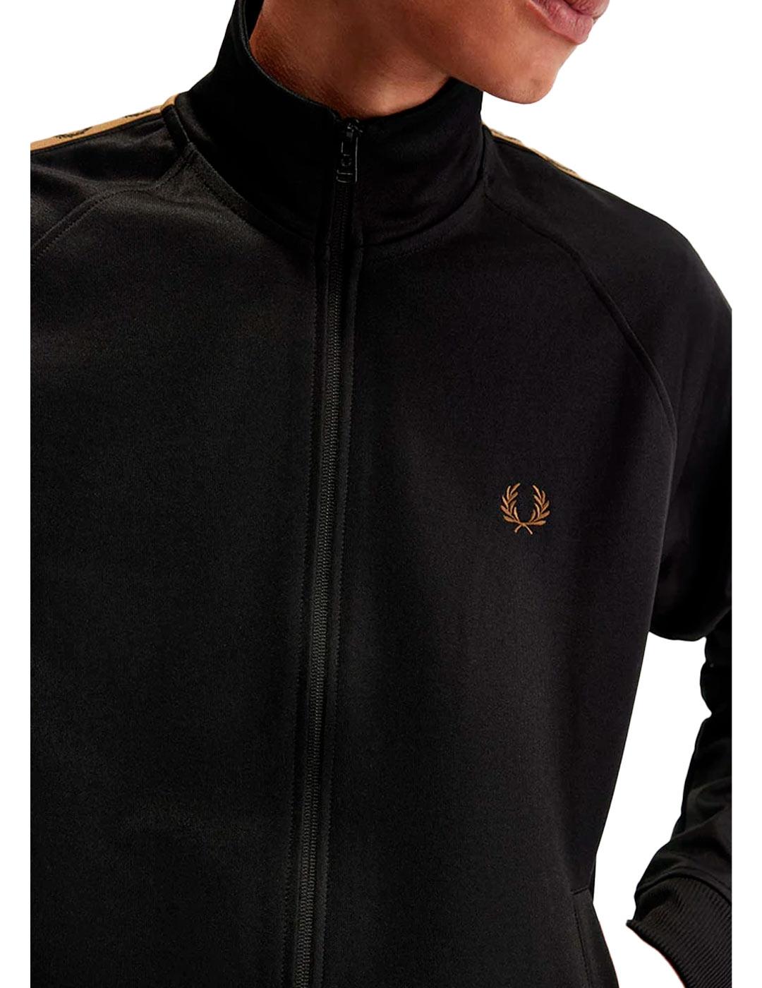 Chaqueta Fred Perry con cinta Negro