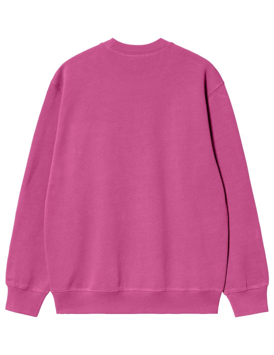 Sudadera Carhartt Wip Sweat Magenta