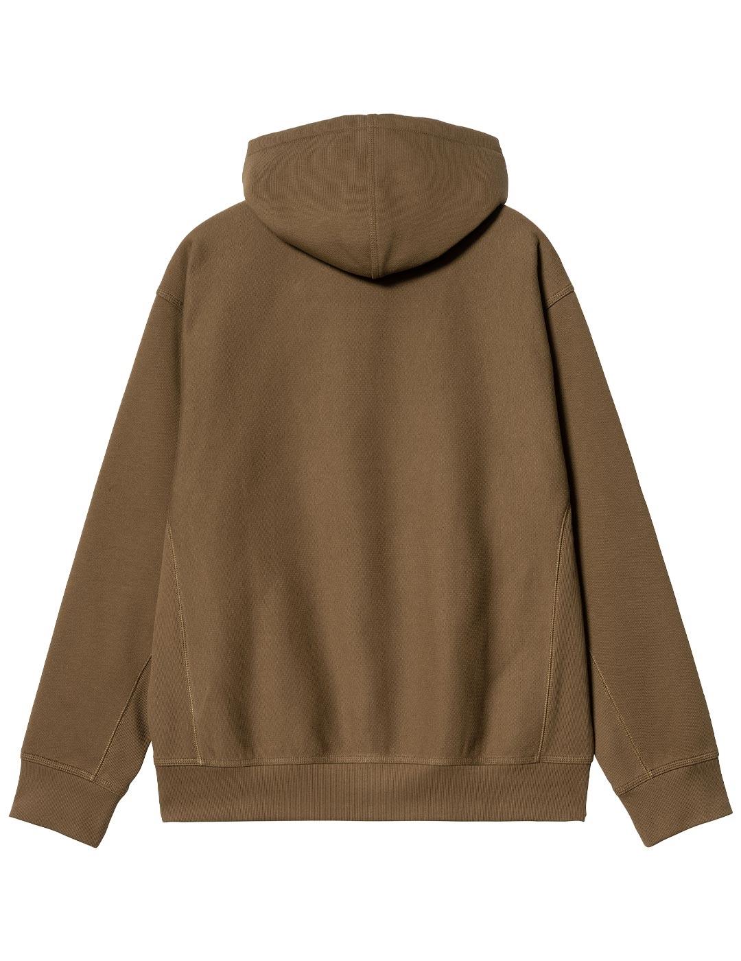 Sudadera Carhartt Wip American Script Marrón