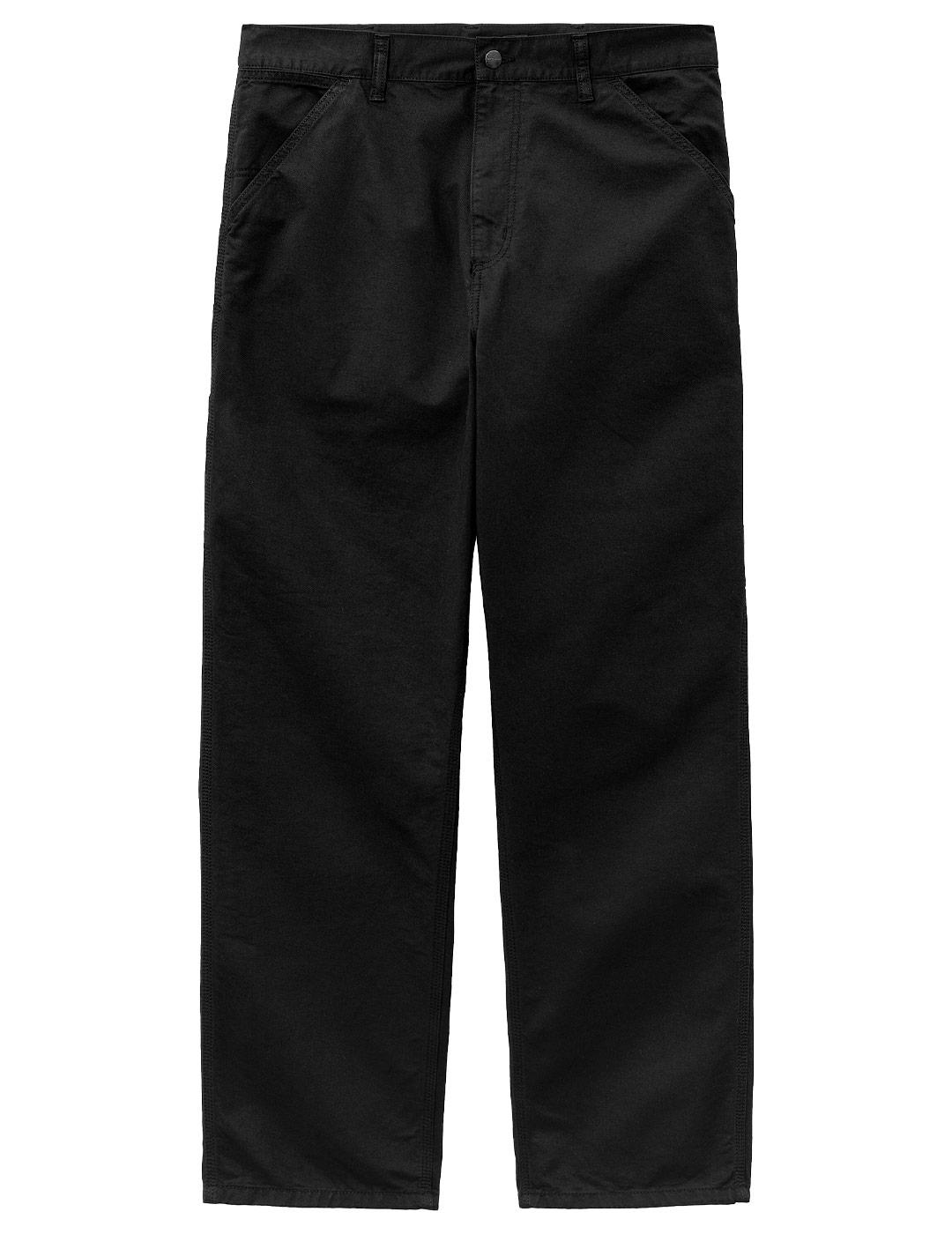 Pantalón Carhartt Wip Single Knee Negro