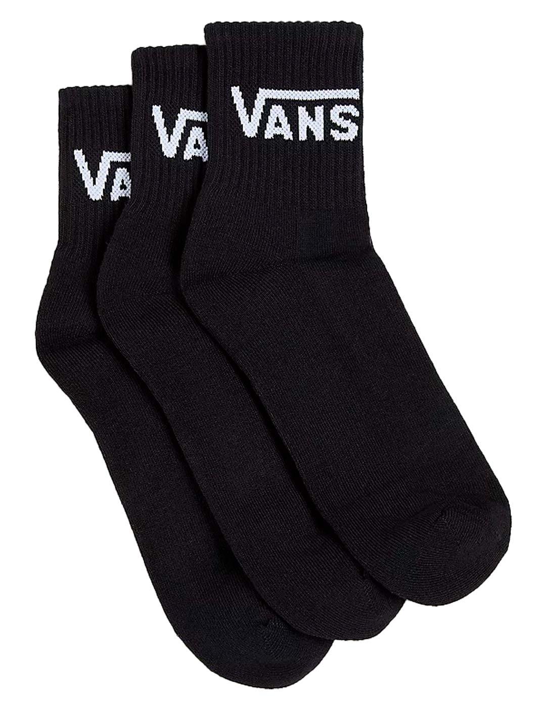 Calcetines Vans Classic Half Negro (pack 3)