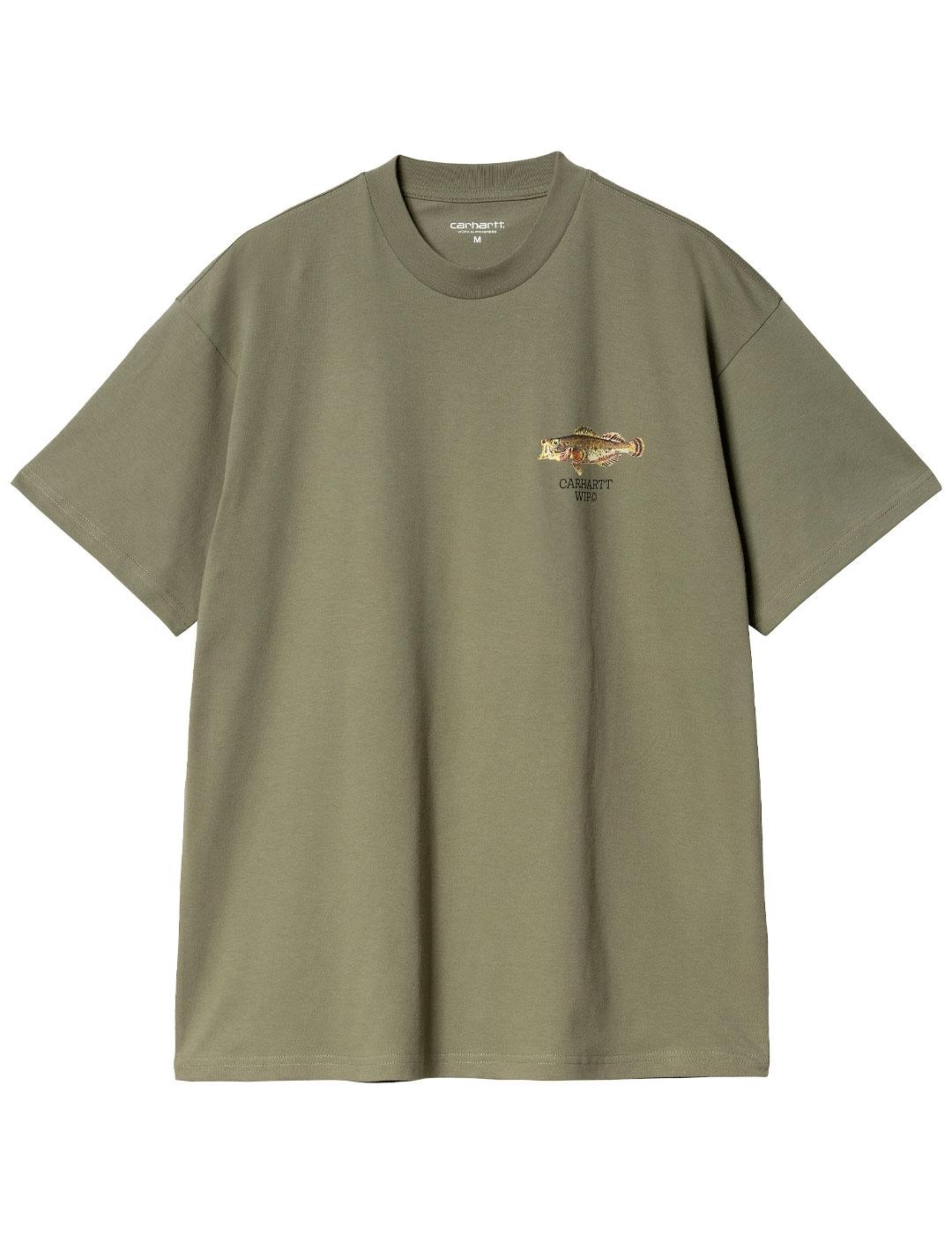 Camiseta Carhartt Wip Fish Verde