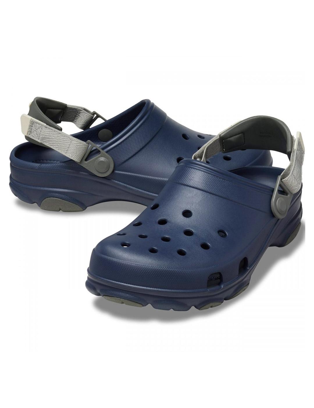 Zuecos Crocs All Terrain Navy Dusti Olive