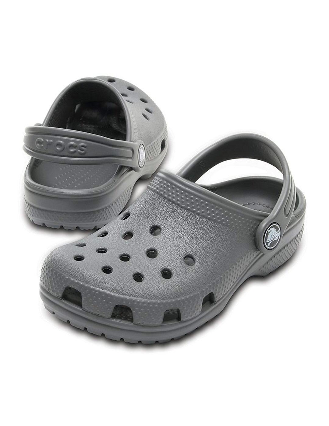 Zuecos Crocs de niños Classic K Slate Grey