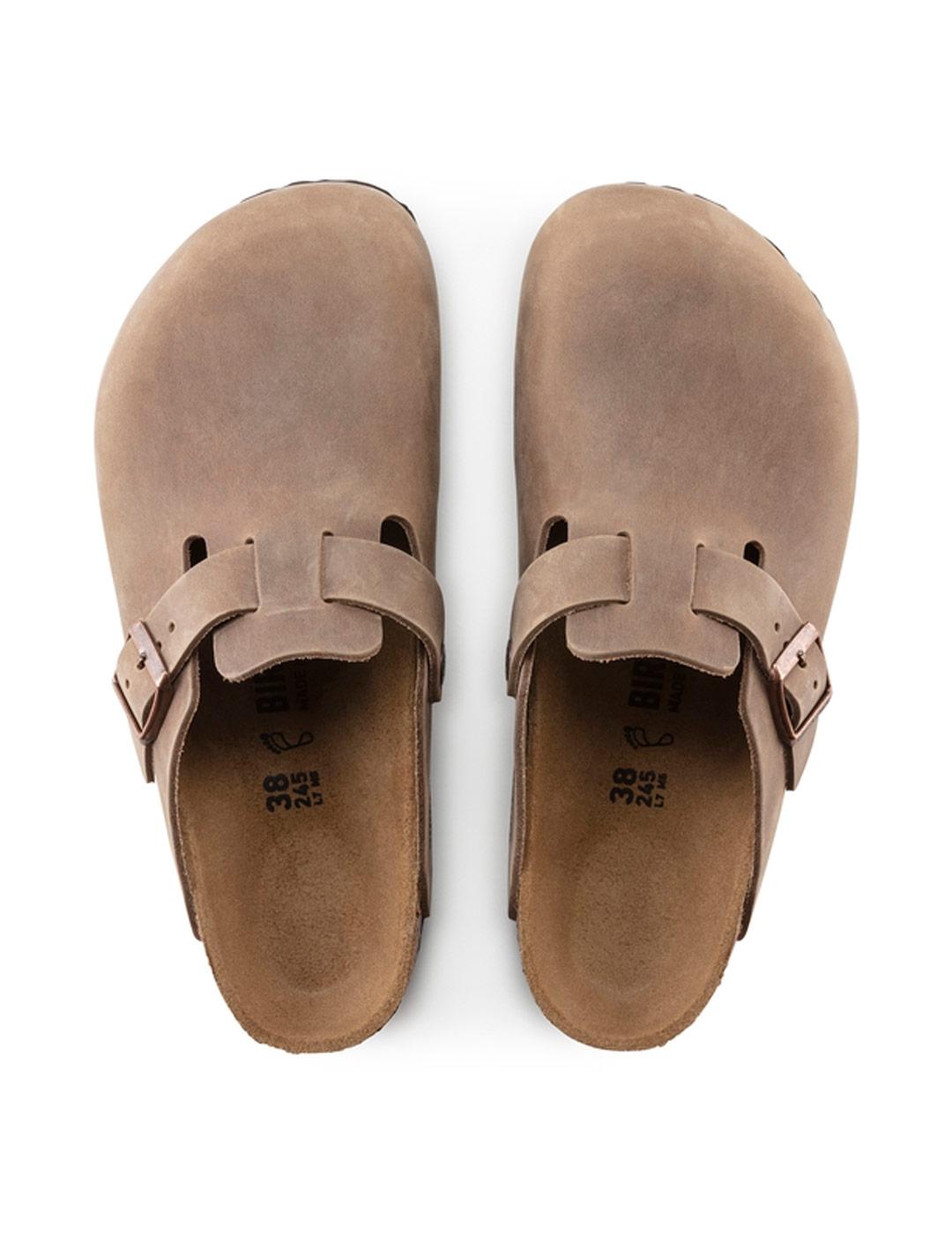 Zuecos Birkenstock Boston BS Tabacco Brown