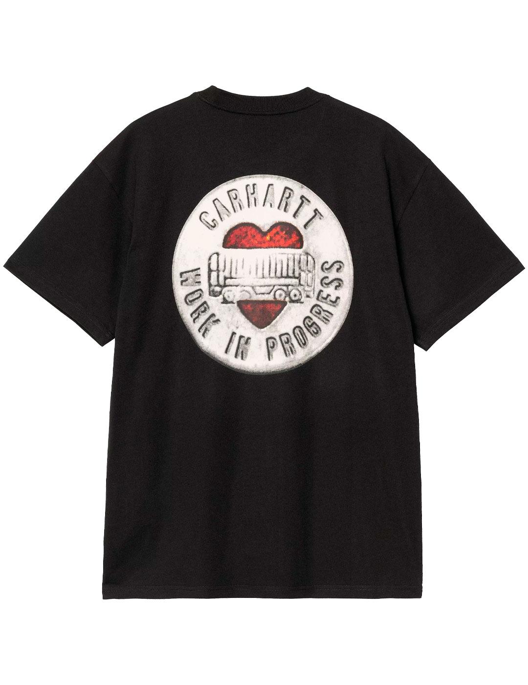 Camiseta Carhartt Wip Button Negro