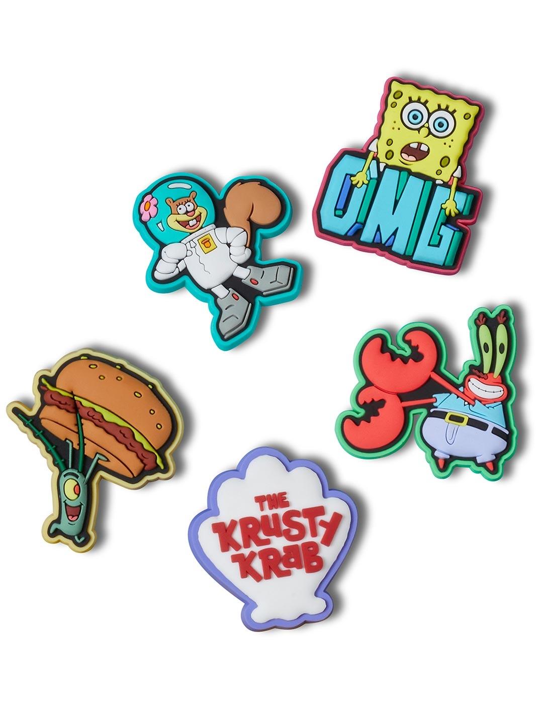 Accesorios Jibbitz™ Crocs SpongeBob (pack 5)