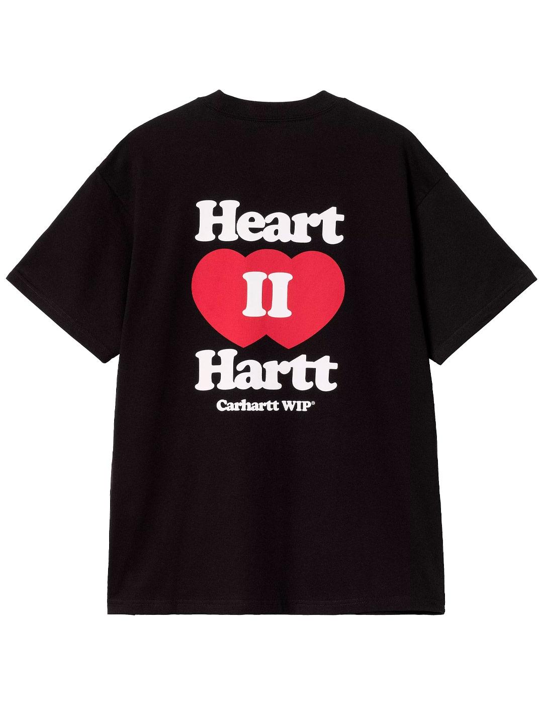 Camiseta Carhartt Wip Heart II Hartt Negro