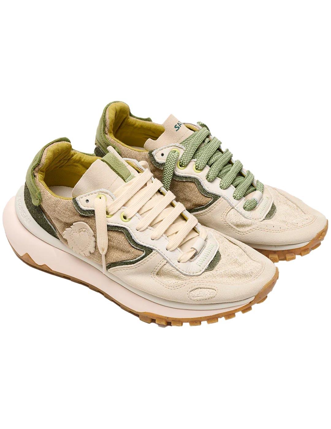 Zapatillas Satorisan Chacrona Metta Lino Whitewisp
