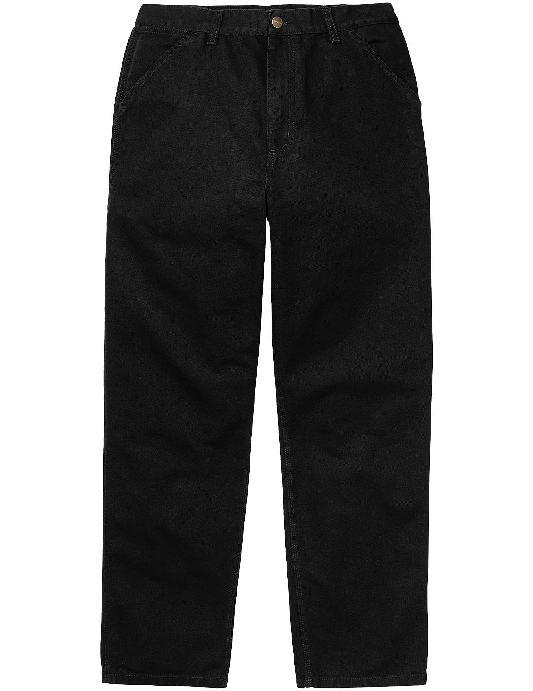 Pantalón Carhartt Wip Single Knee Negro